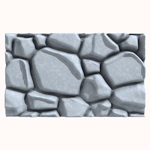 Stone Wall 188 3D model