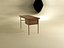 study table 3D model