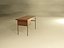 study table 3D model