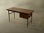 study table 3D model