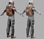 3d model unity space suit