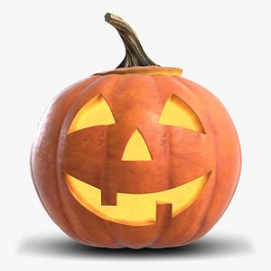 Jack-O-Lantern Pumpkin Head 1