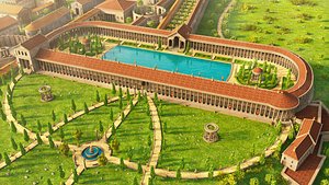 3D Hadrians Villa Environment