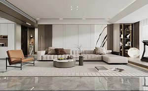 3D 3D Modern Apartment Interior Scene