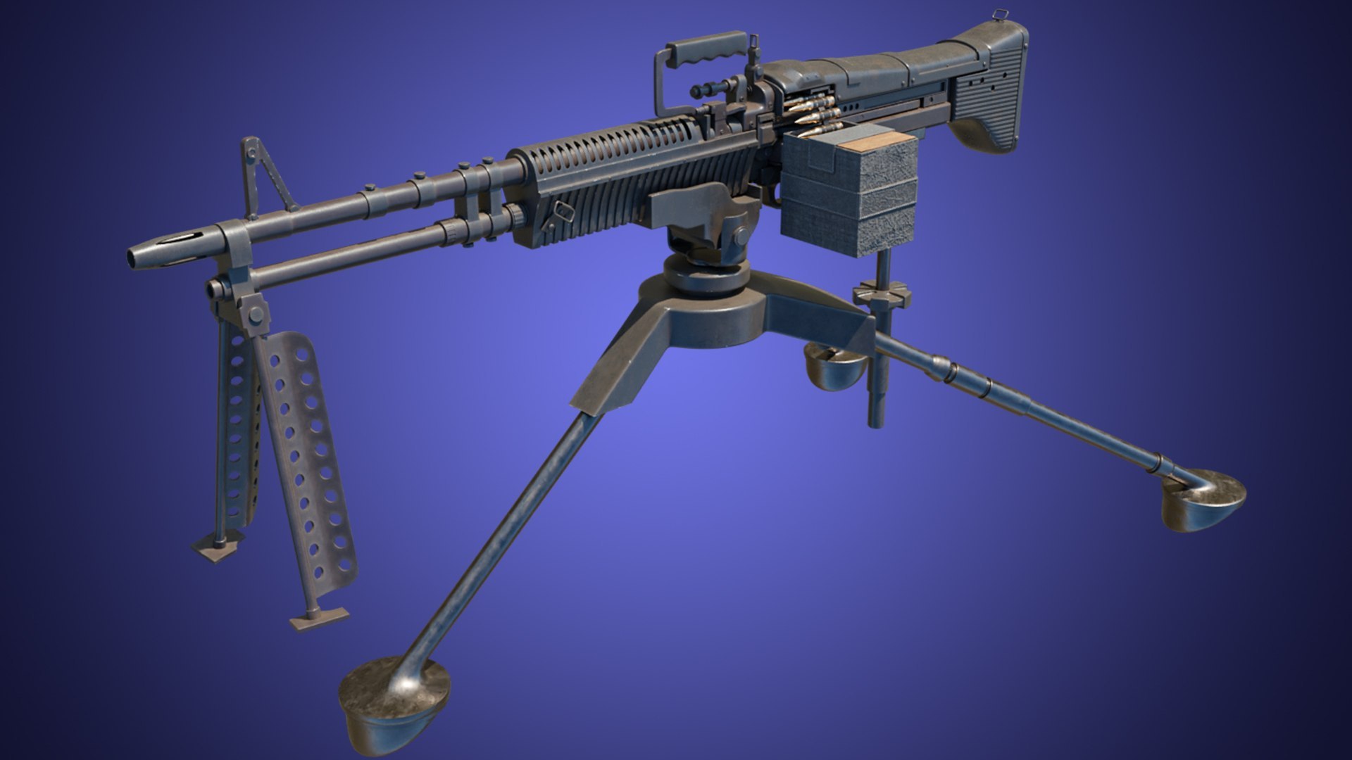 3D 4 Machine Guns All PBR Unity UE Textures Included https://p.turbosquid.com/ts-thumb/il/GHgJwy/CQ/m60machinegun1/jpg/1749535171/1920x1080/fit_q87/b7aa272dccf30f1502ed10de9ee06953012553a6/m60machinegun1.jpg