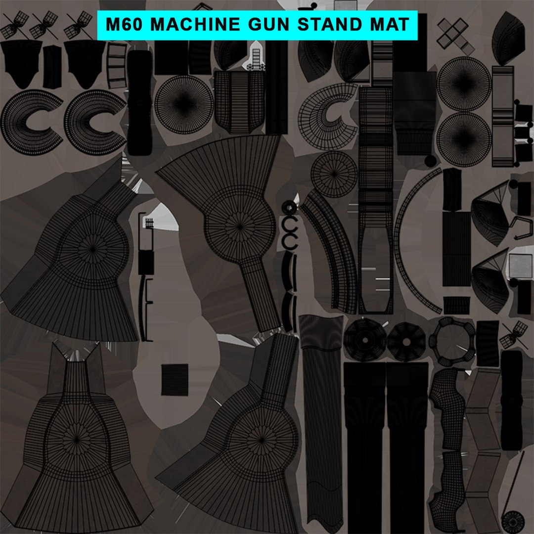 3D 4 Machine Guns All PBR Unity UE Textures Included https://p.turbosquid.com/ts-thumb/il/GHgJwy/QL/m60machinegun1/png/1749535172/1920x1080/fit_q87/11e282eaf5d5deecebc0931f921f146fc94577e0/m60machinegun1.jpg