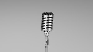 3D model microphone mic