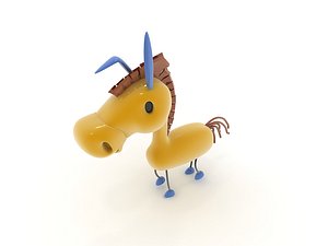 cartoon donkey 3ds