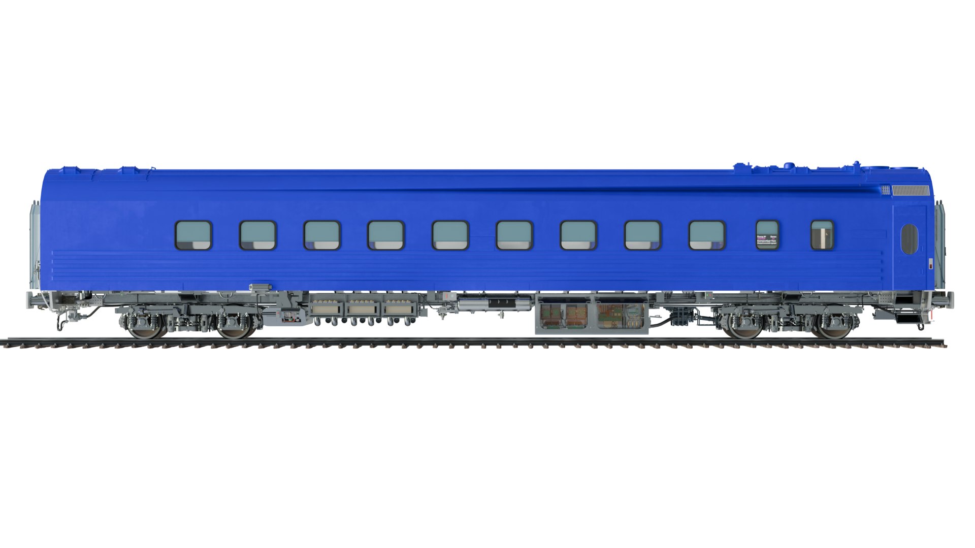 3D Model High-Quality Detailed Train Wagon 3D Model - PBR Textures ...