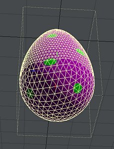 speckled easter egg