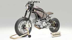 Custom Master Motorcycle 3D