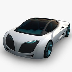 ev sportcar 3D model