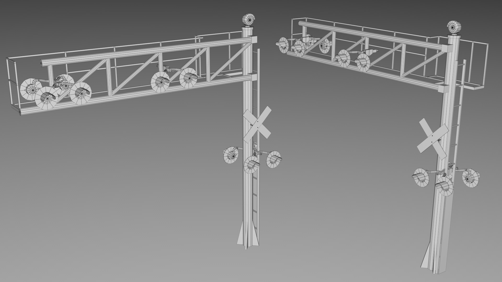7 Railway Signals Collection 3D Model - TurboSquid 2422165