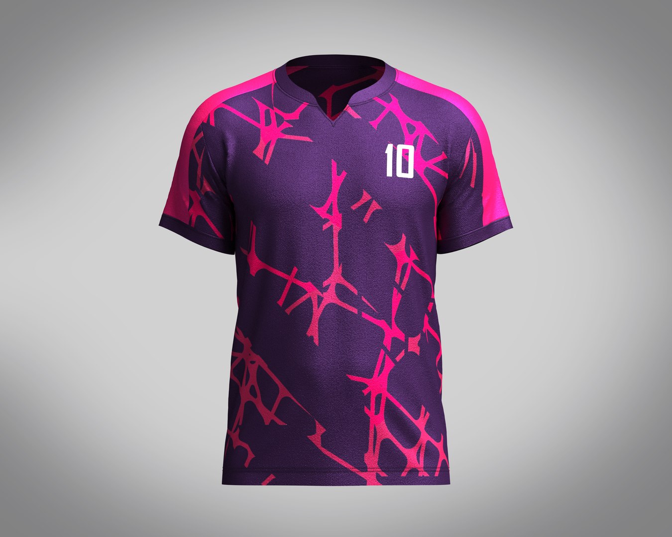 Hot pink sale soccer jersey