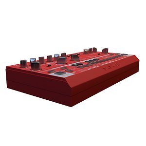 3D model Behringer TD-3-RD Analog Bass Line Synthesizer