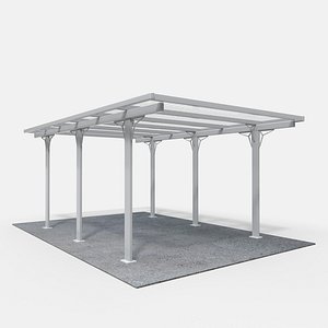 Garage Carport Roof 3D model