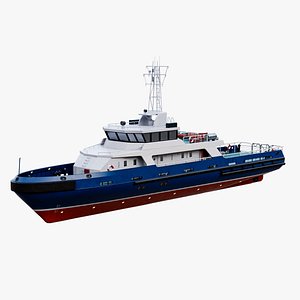 3D Coastal Security Ship