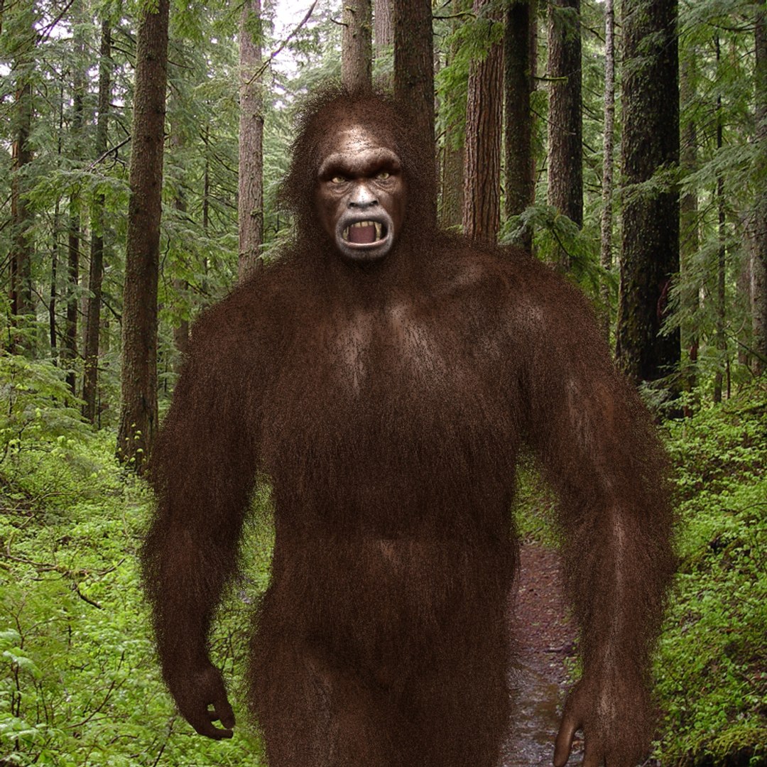 謎の獣人ビッグフット・サスカッチ 1995 ベース付き 謎の獣人 ビッグフット・サスカッチ フィギュア ベース付き
