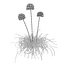 Weiße Thrift-Blumen 3D-Packung