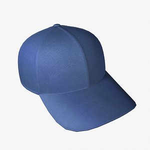 3d model hat baseball