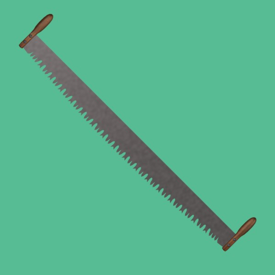 3d Model Crosscut Saw Ft