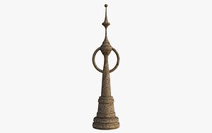 3D Free Fantasy Pillar
