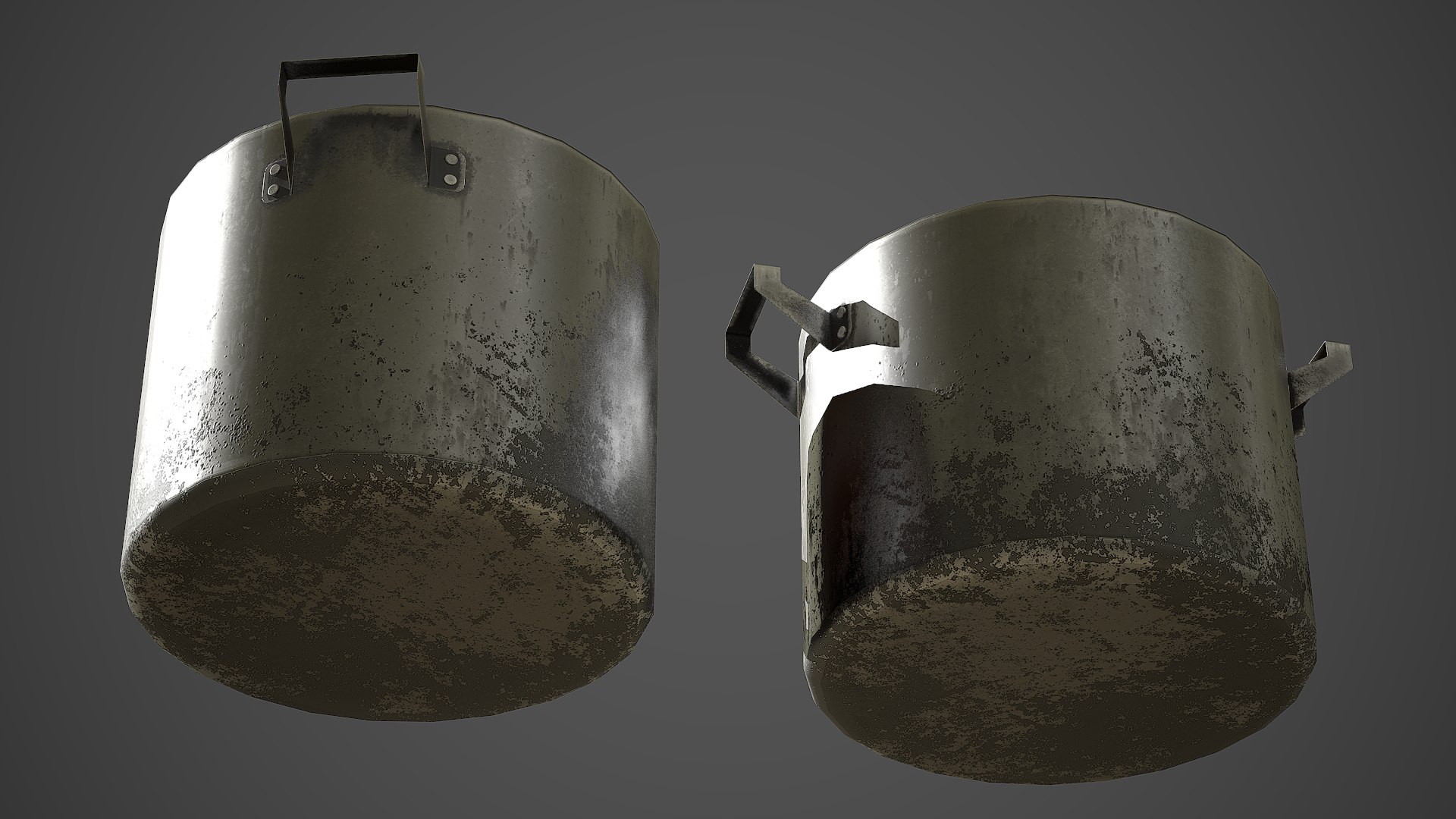 Old Saucepan PBR Game Ready 3D Model TurboSquid 1763316