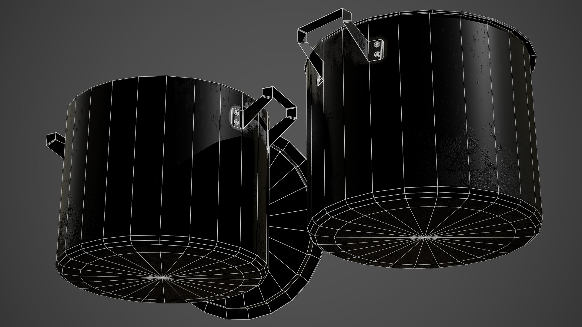 Old Saucepan PBR Game Ready 3D Model TurboSquid 1763316