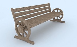 3d bench model