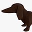 Hola poli Dashing Dachshund Table Top Sculpture