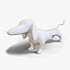 Hola poli Dashing Dachshund Table Top Sculpture