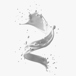 Milk Splash Spiral