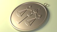 Libra Zodac  pendant