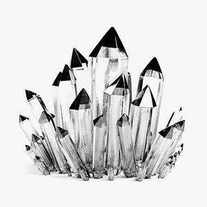 crystals pbr 3D model