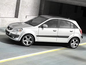 kia rio sedan hatchback 3d 3ds