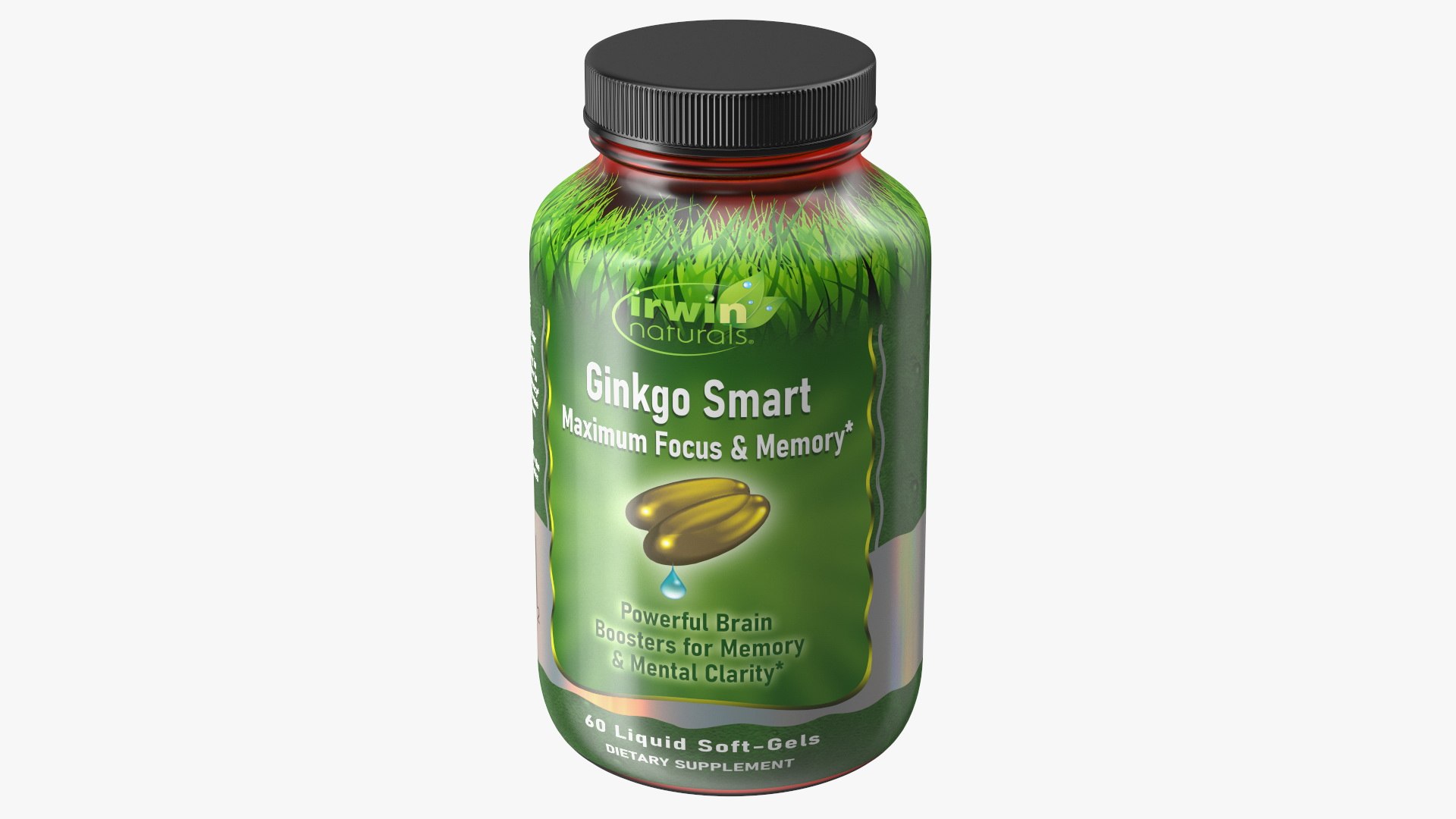 Irwin Naturals Ginkgo Smart Gels 3D model preview