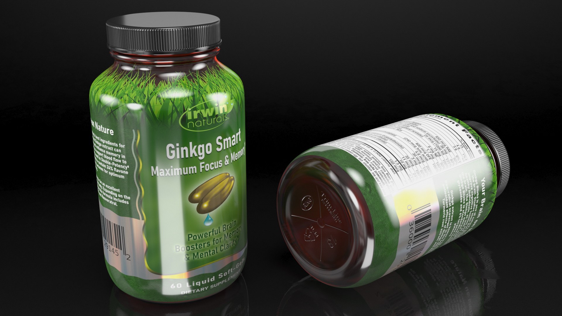 Irwin Naturals Ginkgo Smart Sgels 3D Model - TurboSquid 1759872