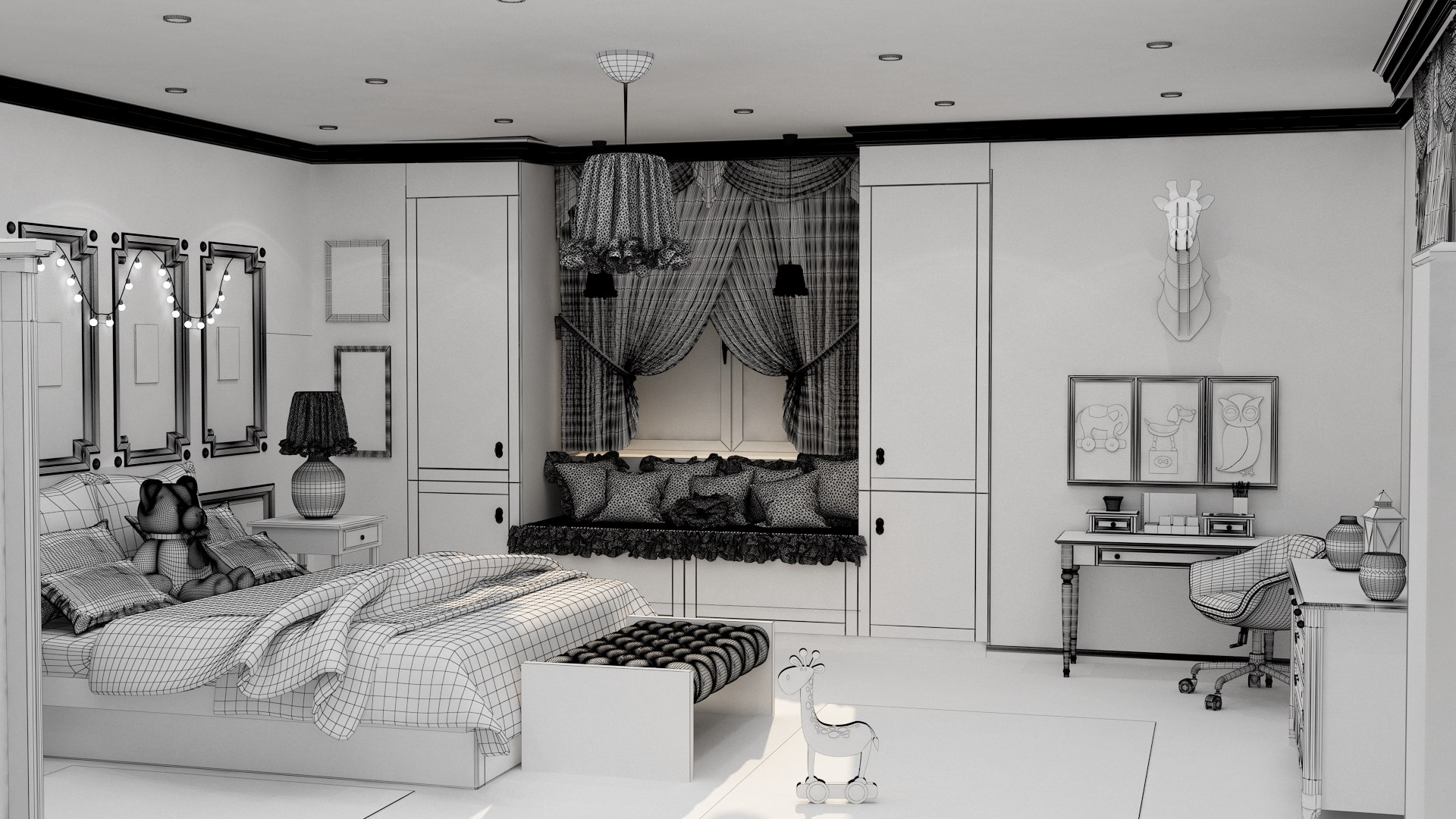 girls bedroom design 3D model https://p.turbosquid.com/ts-thumb/im/JuqxOE/iv7DDzzW/wf/jpg/1558623569/1920x1080/fit_q87/3a0489f7d3b4035cdcb0fdcbb3ccda9006396231/wf.jpg