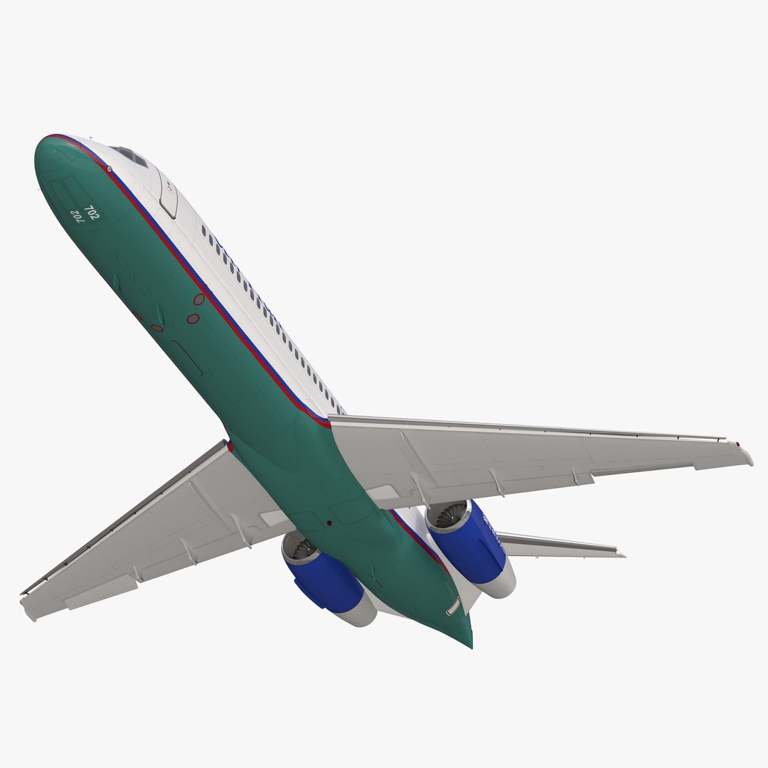 Boeing 717-200 AirTran Airways Rigged 3D Model 3D model preview