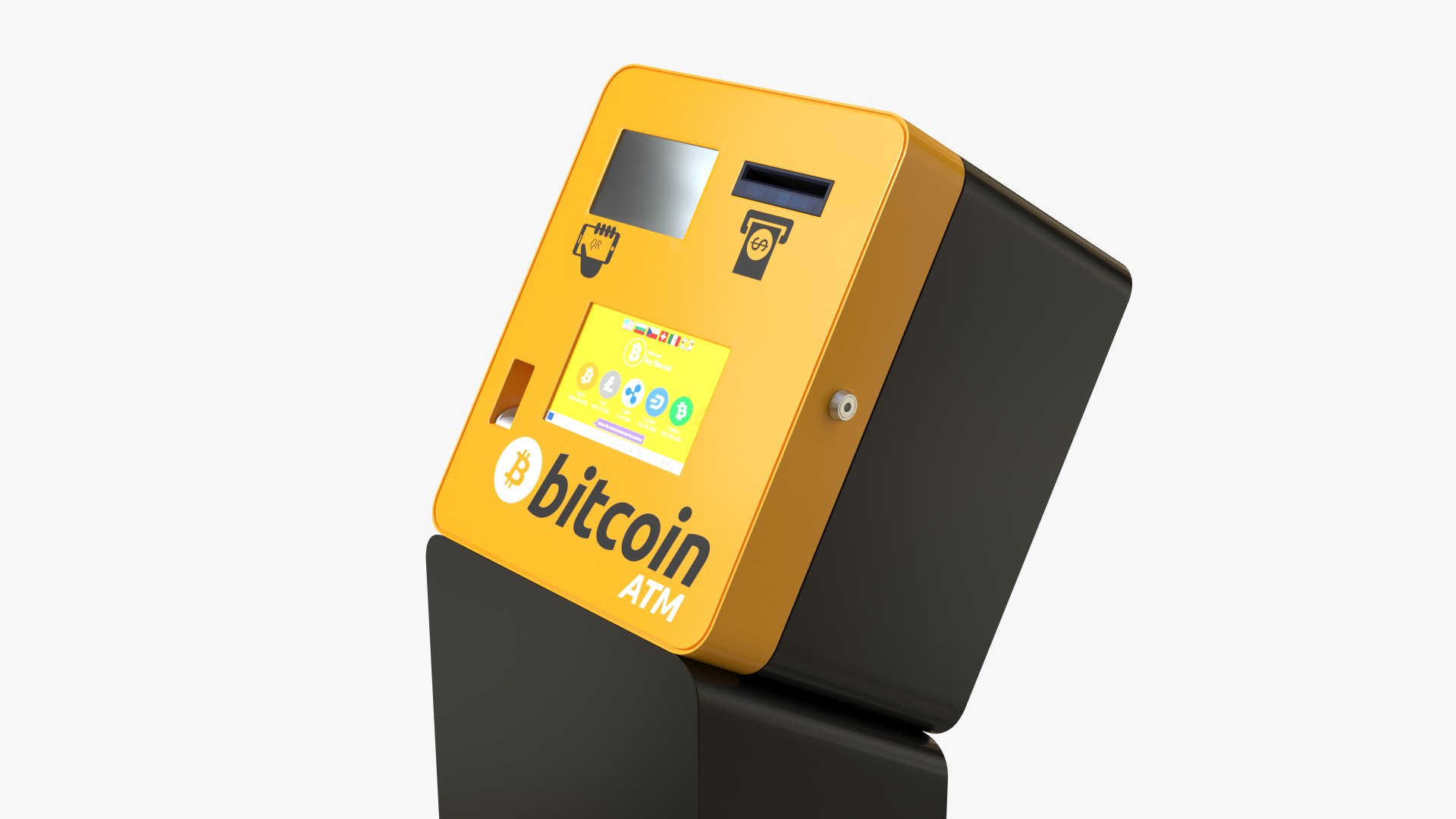 Bitcoin ATM Kiosk Model - TurboSquid 1949738