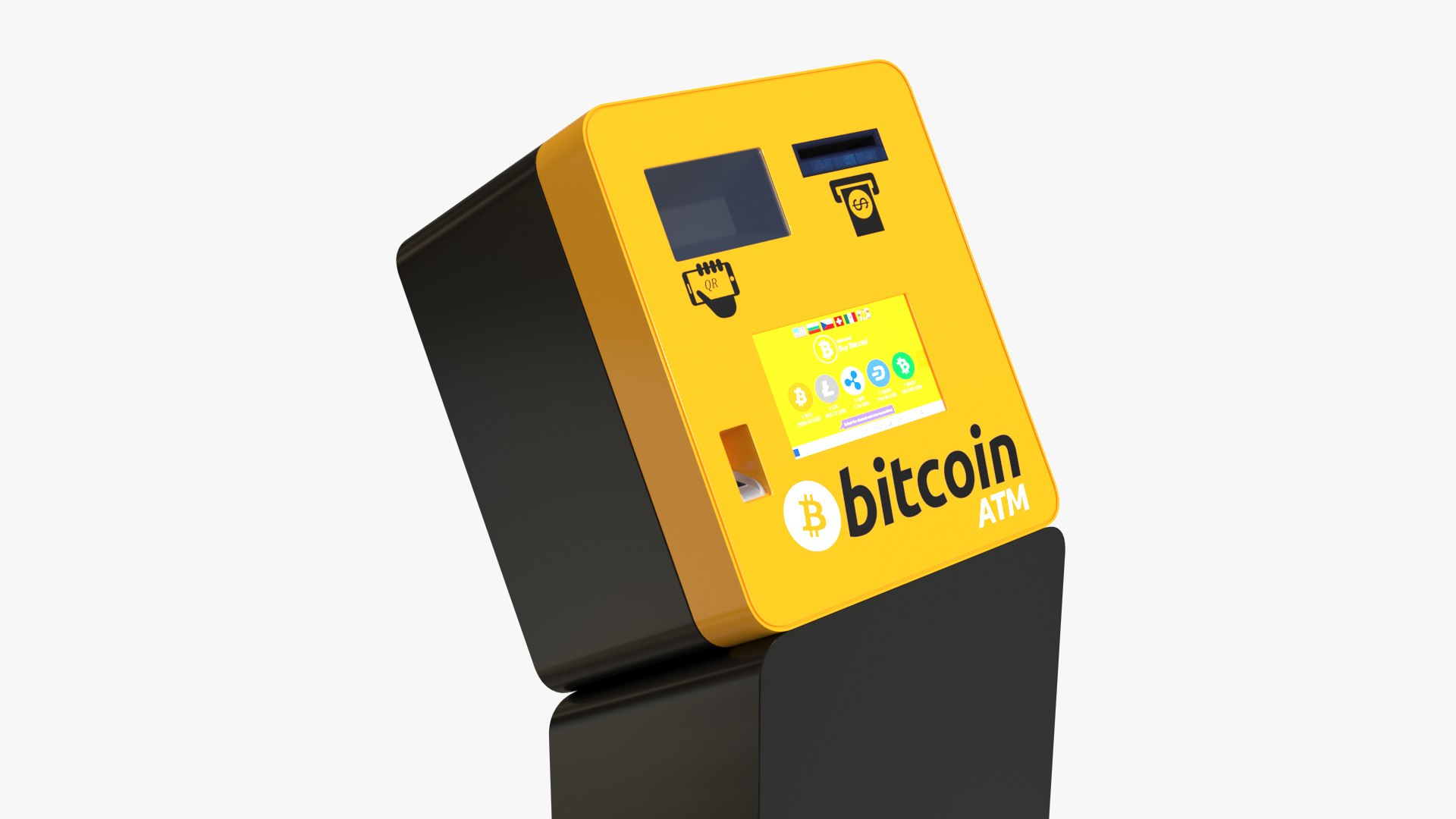 Bitcoin ATM Kiosk Model - TurboSquid 1949738