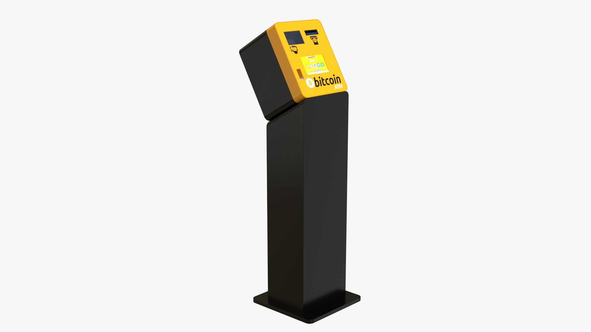 Bitcoin ATM Kiosk model - TurboSquid 1949738