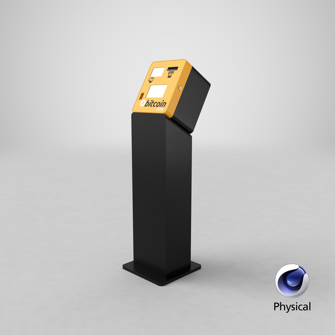 Bitcoin ATM Kiosk Model - TurboSquid 1949738