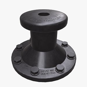 Pillar Japanese Mooring Bollard model