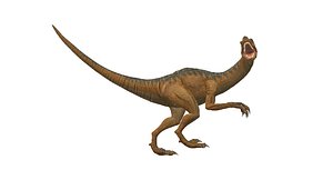 velociraptor dinosaur 3D model
