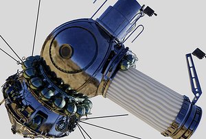 voskhod space 3D model