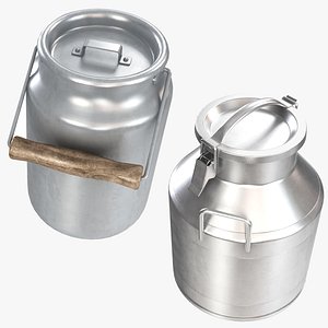 Milk Can Collection 3D