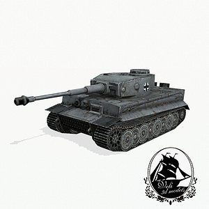 tiger heavy tank 3d model