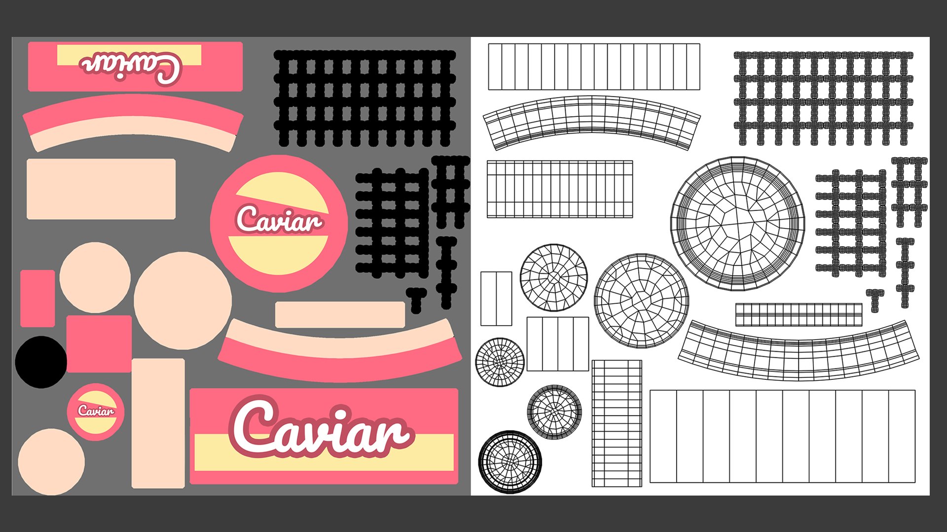 3D Cartoon Caviar - TurboSquid 1967628