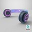 Futuristische Cyberpunk-Sci-Fi-Brille 3D-Modell